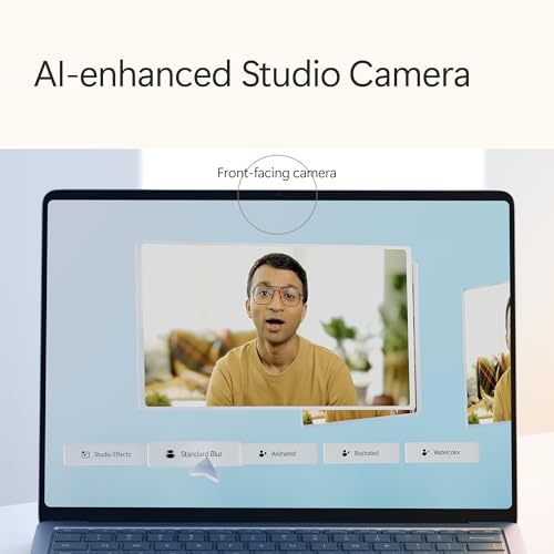 Microsoft Surface Laptop (2024), Windows 11 Copilot+ PC, 13.8" Touchscreen Display, Snapdragon X Plus (10 core), 16GB RAM, 512GB SSD Storage, Sapphire