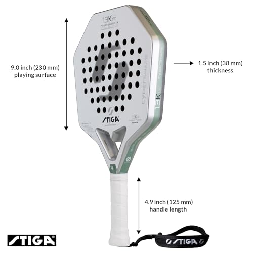 STIGA Padel Racket 1.3K Ultra Light Weight Cybershape