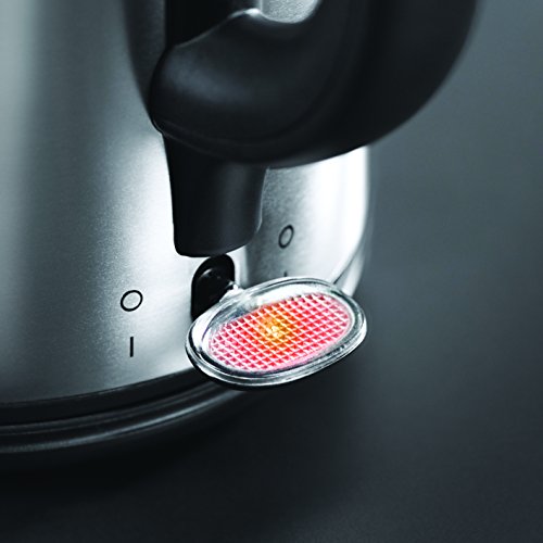 Russell Hobbs (20441) Snowdon Kettle - 1.7L, 3000W, Stainless Steel, Rapid Boil, Perfect Pour, Auto Shut-Off, Cordless, 1-Year Warranty, Silver
