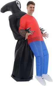 AM ANNA Inflatable Costume with Fan Cosplay Suit for Halloween - Grim Reaper