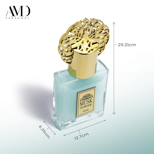 Musk Collection By AMD Perfumes Musk Powder Perfume For Women - Long Lasting Women's Fragrances - Gift for Women Eau de Parfum EDP 30ml