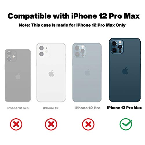 OTOFLY Compatible with iPhone 12 Pro Max Case 6.7 inch(2020),[Silky and Soft Touch Series] Premium Soft Liquid Silicone Rubber Full-Body Protective Bumper Case (Ice Pink)