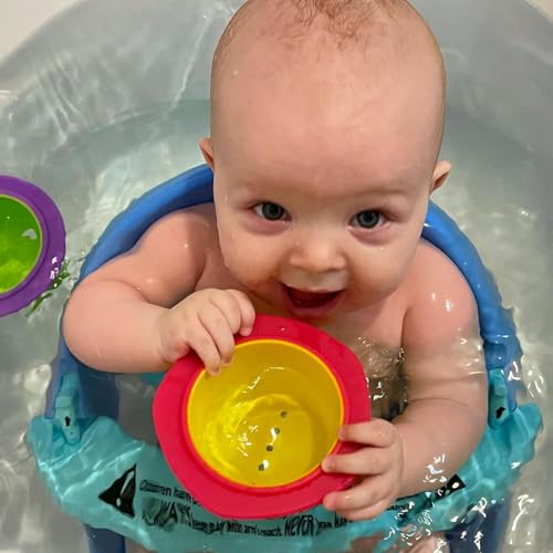 Playgro Chewy Stack and Nest Cups  Engaging Baby Bath Toy for Development and Sensory Play, 0+ Months