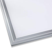 60x60cm LED Panel Light 80W, Ultra Slim Square Ceiling Light, 8000LM Brightness, Aluminum Frame, Energy Efficient Office/Home Lighting (Pack of 2) (WHITE) - WHITE