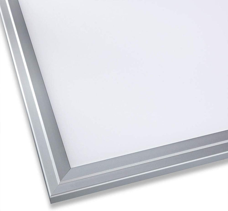 60x60cm LED Panel Light 80W, Ultra Slim Square Ceiling Light, 8000LM Brightness, Aluminum Frame, Energy Efficient Office/Home Lighting (Pack of 2) (WHITE) - WHITE