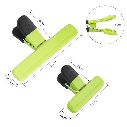 10 Pcs food clips bag clips for food storage sealing clips Sturdy Airtight Reusable for Snacks Food Sandwich Ideal for Home Kitchen