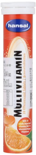 Hansal Vitamins (Food Supplements) - Multivitamin 20 Effervescent Tablets 82g