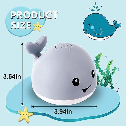 KASTWAVE Bath Fountain Toy 6-12 12-18 Months, Spray Water Pool Bathtub Toys for Toddlers 1-3 2-4 Infant Kid Baby 2 3 4 5 Shower Gifts