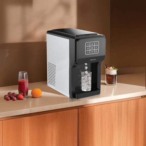 Green Lion Frosta 3 in 1 Ice Maker 5L, (Ice maker, Water dispenser, Ice crusher), 200W Rated Power, Touch control display, Ice-full indicator, Class I safety, EPS Insulation - Black