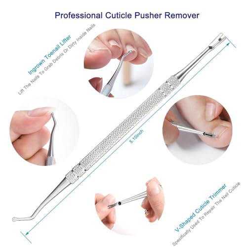 Pingispower Toe Nail Clippers Kit, 8PCS Professional Toenail Clippers for Men & Women, Premium Stainless Steel Surgery Grade Ingrown Toenail Treatment Manicure Tools Kit for Seniors & Thick Toenails