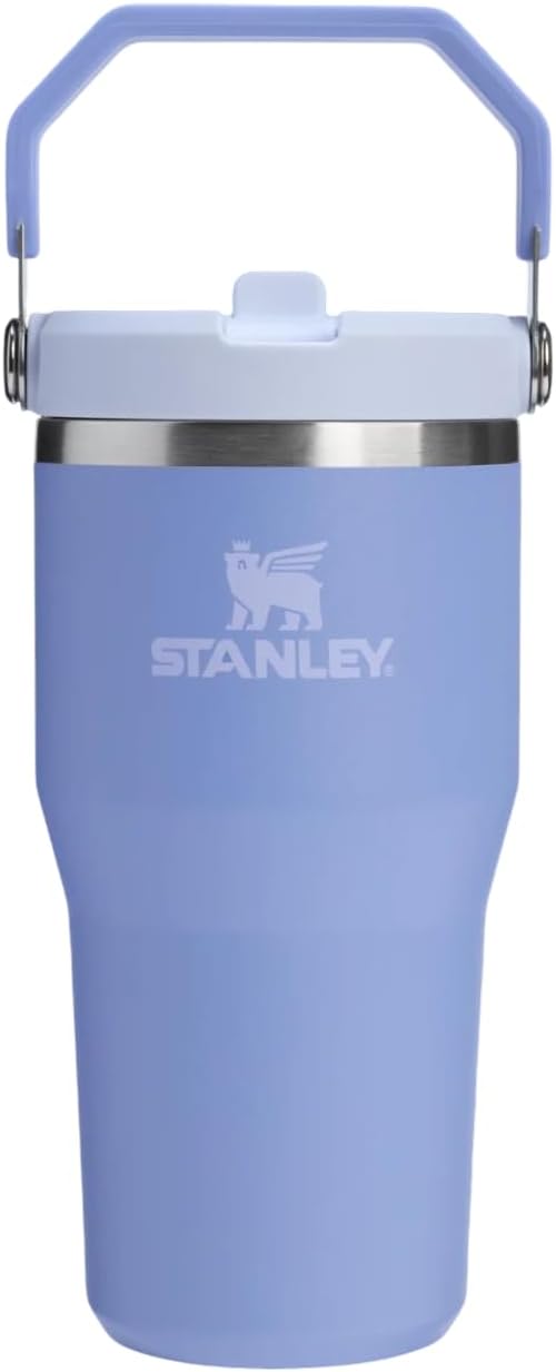 Ice Flow GO 600ml/20oz Flip Straw Wtr Btl Hydrangea