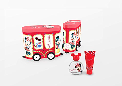 Disney Minnie Mouse Train Wagon Giftset For Girls, Perfume Eau de Toilette, 50 ml + Shower Gel, 75 ml