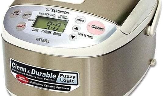 Zojirushi MICOM-Electronic Rice cooker/warmer 0.5 Ltr Stainless, NS-LAQ05