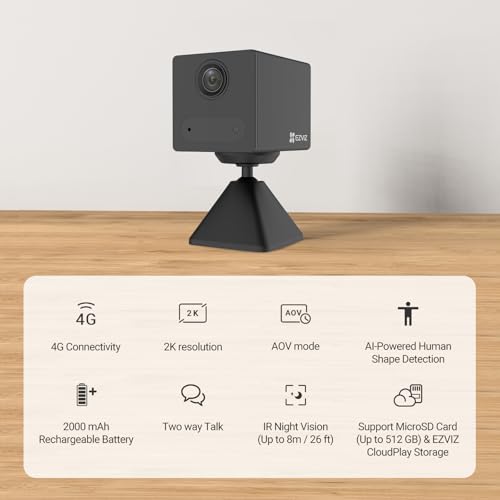 EZVIZ 4G Indoor Battery Camera