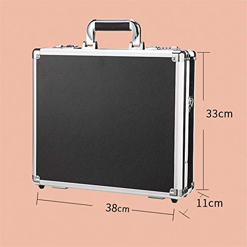WSMLA Portable Gun Safe â€“ Top Opening Personal Steel Travel Combination Lock Box for Car, Desk or Home