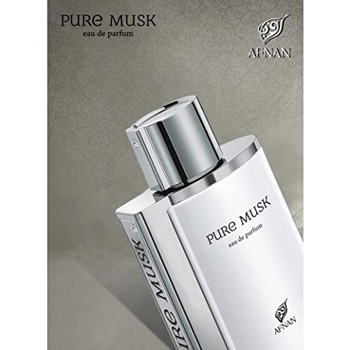 AFNAN Pure Musk Unisex Eau De Parfum, 100 ML