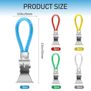 Rayyan Towels Clip, Beach Towel Hanging Clips, Laundry Small Decorative ClothespinsTowel Clothesline Clip, Towel Clips Mini Clothes Pin Tea Towel Rack for Kitchen(Pack of 15)