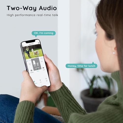 Salor Security Cameras Wireless Outdoor Ultra HD 2K 4MP Human AI Detection Dual 360° View Camera Outside 2.4 GHz WiFi Home Security with Spotlight Color Night Vision（Inclouded 128G TF Card）