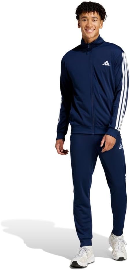 Mens Sportswear Basic 3-Stripes Tricot Track Suit Suits - Blue
