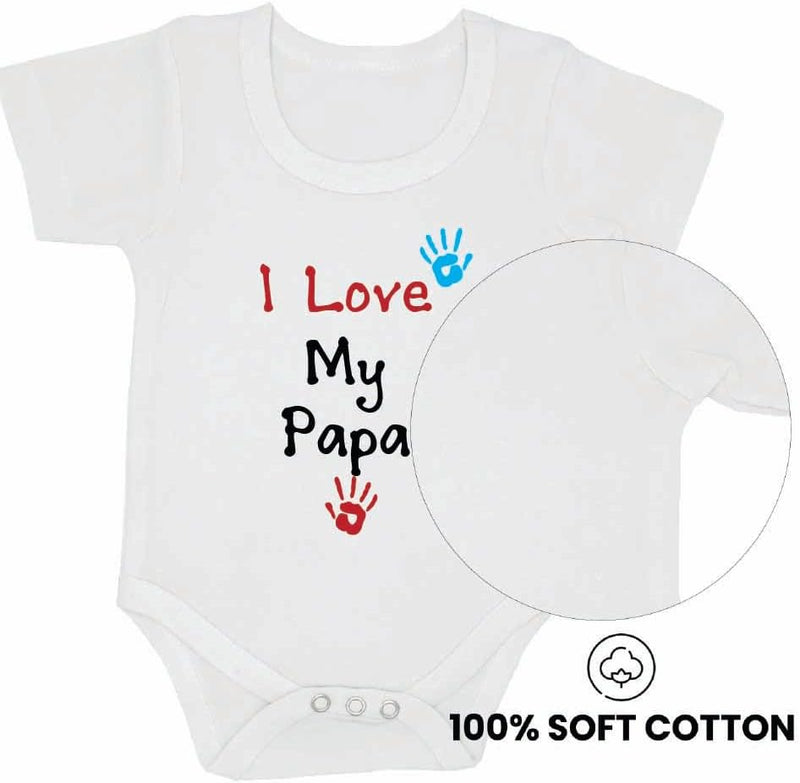 Pack of 2 Unisex Baby Romper with Mama and Papa Printed Design for Newborns,Infants, Toddlers Short Sleeve Jumpsuit Snap Closure for Easy Diaper Changes Ideal for Baby Shower