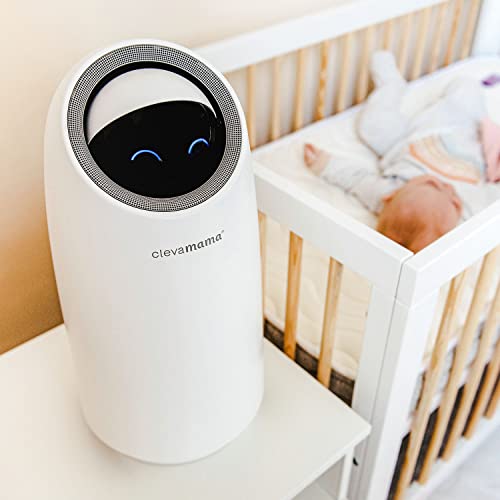 ClevaMama ClevaPure Air Purifier Ozone Free with Medical-Grade HEPA H13Filter for Nursery, Smartphone Compatible