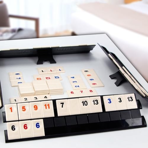 The Classic Rummy Tile Game - More Tiles and More Players for More Fun,Travel Game for 2-4 People,Simple and Easy to Operate, Convenient to Organize and Store