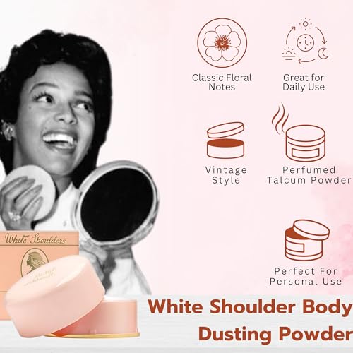 Evyan White Shoulders for Women Bath Powder 2.6 Oz