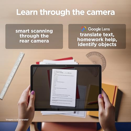 Lenovo Tab M11 4G LTE with Folio Case and Pen,11" WUXGA (1920x1200) IPS 400nits Anti-fingerprint 90Hz Touch display, Octa-Core Processor, 4GB RAM, 128GB Storage, Android 13 - [ZADB0031AE]