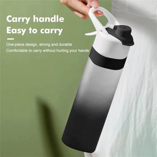 Joyzzz Spray Water Bottle Kids, 650ml Safe and Non-toxic Spray Cooling Bottle, Leakproof Bpa Free Misting Water Bottle, Kids Cool Misting Water Bottles, Suitable for Cycling and School