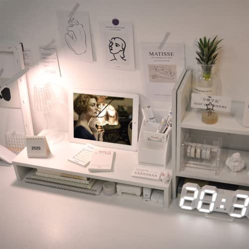 ikeoat Monitor Stand Riser, Desk Organizer for Laptop Computer