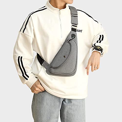 Sling Backpack, Large Capacity Crossbody Sling Bag for Women Men, Shoulder Bag for Men, Women Mini Crossbody Chest Bag, Multipurpose Travel Cross Body Bag