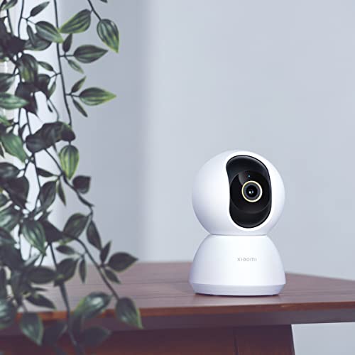 Xiaomi Smart Camera C300 2K | F1.4 Large Aperture and 6P Lens | Enhanced Color Night Vision in Low Light | AI Human Detection | 360� Vision Means Full Home Protection | Fast- Forward Playback Speed