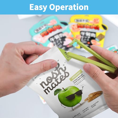 Tahbarshi 40PCS Food Storage Bag Clips Bag Sealing Clips for Food Storage Bags in 2 Sizes & 5 Colors Keep Food Fresh Convenient for Food and Sandwich Bags