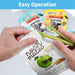Tahbarshi 40PCS Food Storage Bag Clips Bag Sealing Clips for Food Storage Bags in 2 Sizes & 5 Colors Keep Food Fresh Convenient for Food and Sandwich Bags