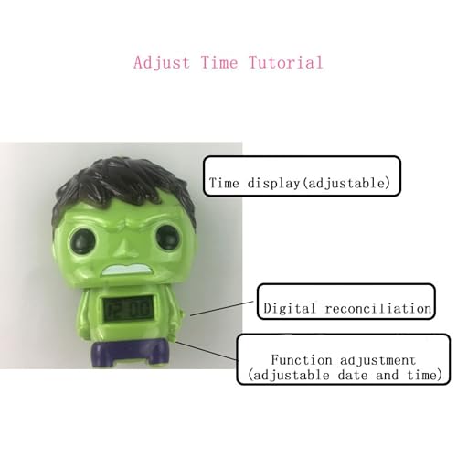 Superhero 3 piece Kids Watch, Kids Digital Watch for Boys Girls, Easy Read Cute Cartoon Wrist Watches Toy, Gift for Holiday, Birthday
