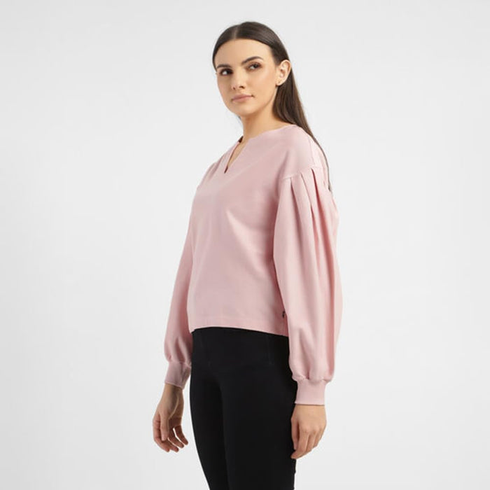 Levi's Womens Penny V Neck Pleated Top T-Shirt