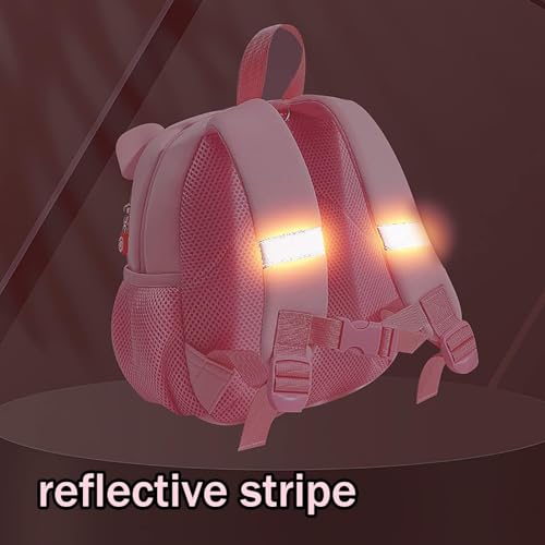 Cute Toddler Backpack Toddler Bag Schoolbag Animal 3D Cartoon Mini Travel Bag for Baby Girl Boy 2-8 Years Small Kids Daypack,Bunny