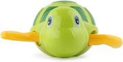 NIWWIN Classic Baby Bath Toy Clock Movement Turtle for Toddlers Boys Girls Wind Up Water Toy Swimming Turtle Summer Pool Bath Float Toy