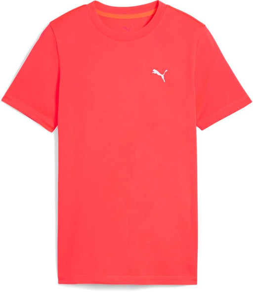 Unisex Kids TAD ESS Tee B Glowing Red-PUMA White T-Shirt - Glowing Red-PUMA White