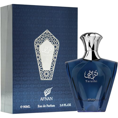 AFNAN Turathi Blue Eau de Parfum for Men, 90 ML