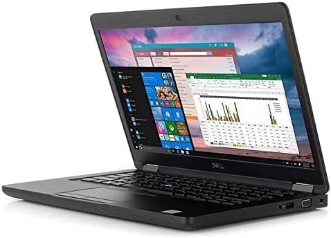 Dell (Refurbished) Latitude 5490 Business Laptop | Intel Core i5-7th Generation CPU | 8GB DDR4 RAM | 256GB SSD | 14.1 inch Display | Windows 10 Pro | With