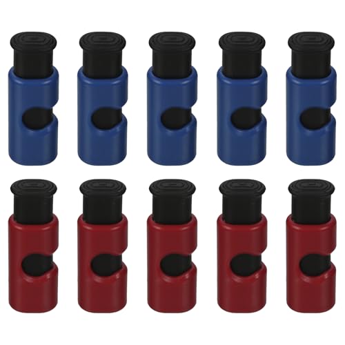 WHTCHSU Bag Clips, 10 Pack, Squeeze and Lock Bread Bag Clips for Food Storage, Plastic Bag Closure Clips
