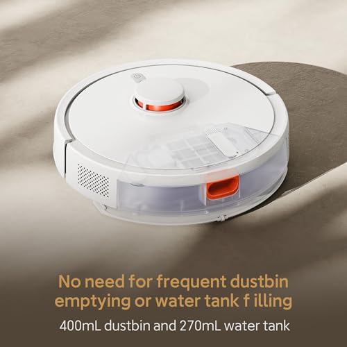 Xiaomi Robot Vacuum S20: 5000Pa Robot Vacuum and Mop with LDS Laser Navigation, Smart Mapping, 400mL Dustbin & 270mL Tank, Alexa/Google Assistant