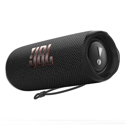 DOOMAX J.B.L Flip 6 - Portable Bluetooth Speaker, powerful sound and deep bass, IPX7 waterproof, 12 hours of playtime, J.B.L PartyBoost for multiple speaker pairing for home (Black)