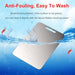 SOUUXIU Set of 2 Stainless Steel Cutting Boards with Handle Non-Stick Cutting Board for Meat, Fruit, Vegetables Non-Slip Cutting Boards for The Kitchen