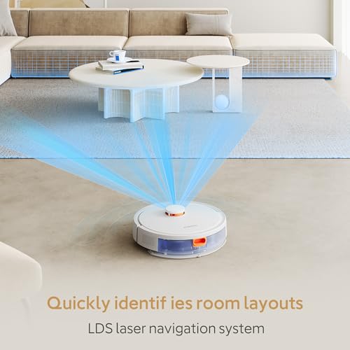 Xiaomi Robot Vacuum S20: 5000Pa Robot Vacuum and Mop with LDS Laser Navigation, Smart Mapping, 400mL Dustbin & 270mL Tank, Alexa/Google Assistant