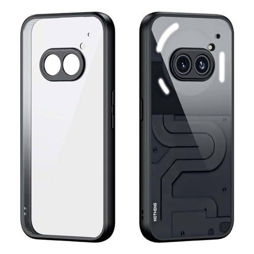 OIATROE Back Cover for Nothing Phone (2a), [Slim-Fit] [Anti-fingerprint] [Matte Texture] Phone Case For Nothing Phone (2a)-Black