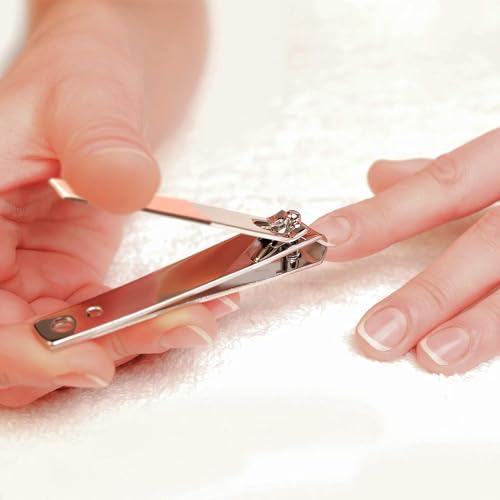 Saeed Arabzon™ Heavy Duty Stainless Steel Nail Clippers Nail Cutter Grooming Tool - Pack Of 1: Durable, Safe, Hygienic For–Kids, Men And Women, Clean And Smooth Cuts, Easy Home Manicure And Pedicure.
