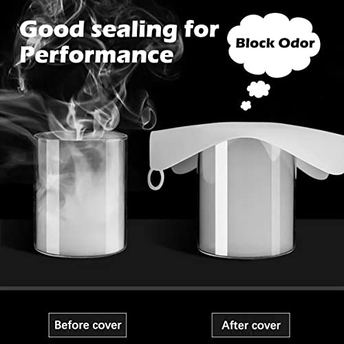 ECVV 2 Pieces Thick Silicone Floor Drain Stopper Anti-smell Floor Drain Deodorant Cover Insect-proof Seal Cover Silicone Tub Stoppers Anti-Odor Mat for Kitchen, Bathroom and Laundry Room