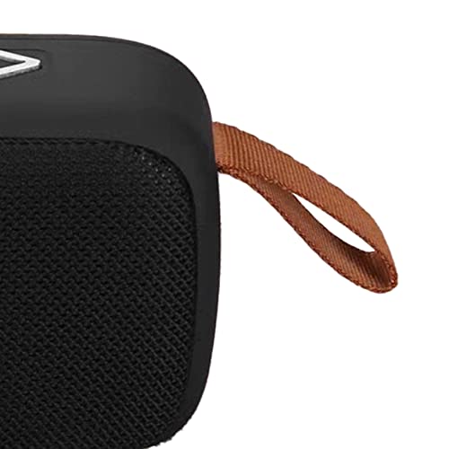 Denash Portable Speaker, Stereo Subwoofer FM Function Rechargeable Support Memory Card Mini Speaker Energy Saving with Hand Strap for Indoor for Tablet